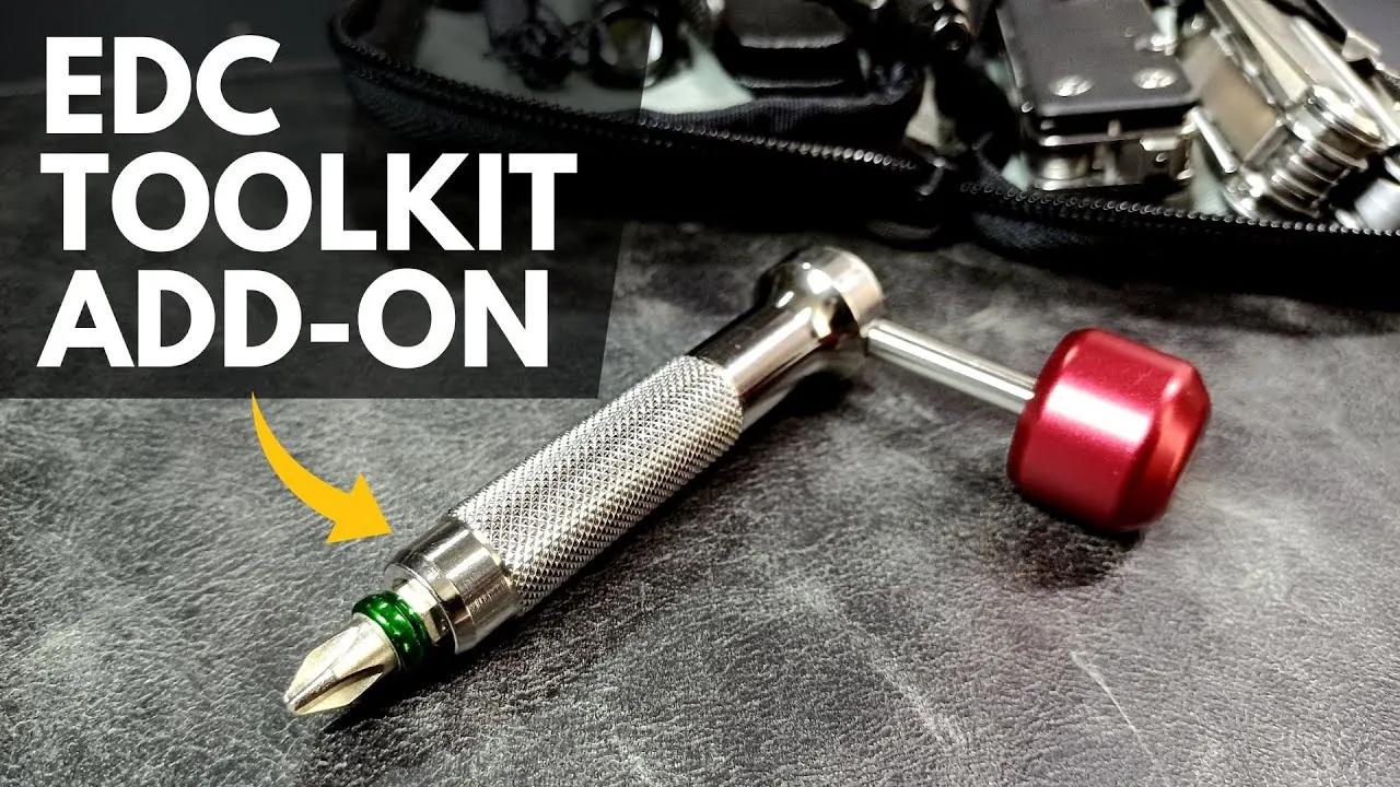 High Speed - High Torque Bit Driver for an EDC Tool Pouch - 711L Tools Lollipop