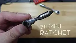 This is the tiniest ratchet bit driver I've seen 711 Mini Ratchet 264x150